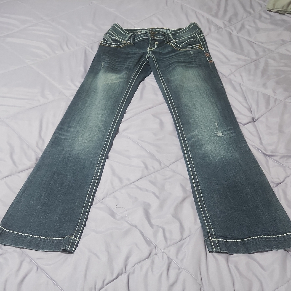 Hydraulic Dark Blue Flare Jeans